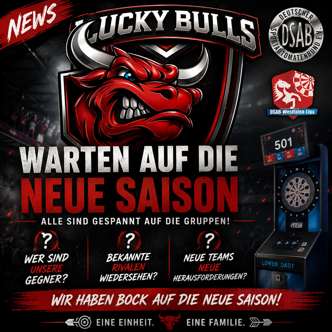 🎯 Das Warten auf die neue Saison beginnt!